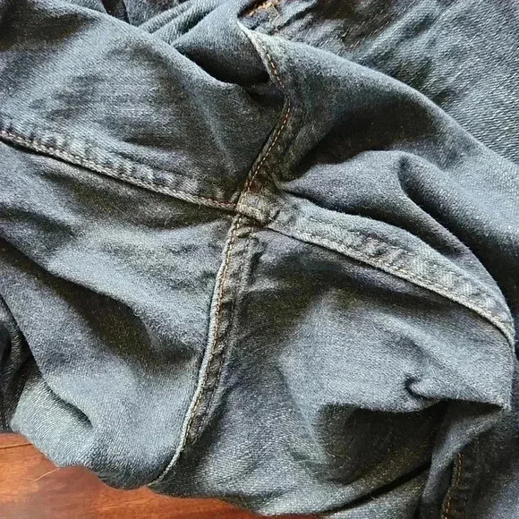 Men's CHAPS Denim Jeans Straight Fit 48x32 Dark Wash - Picture 8 of 15